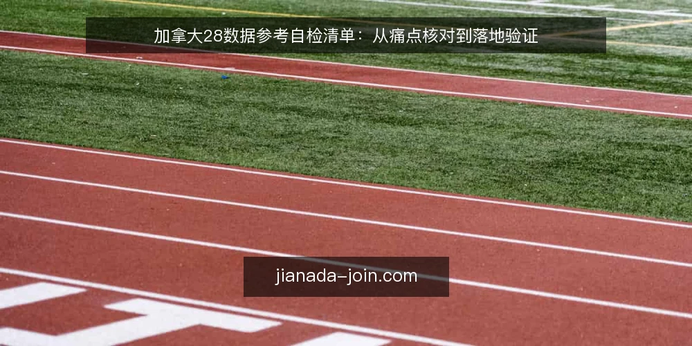 加拿大28数据参考自检清单:从痛点核对到落地验证 — 当前参考流程的常见卡点 配图